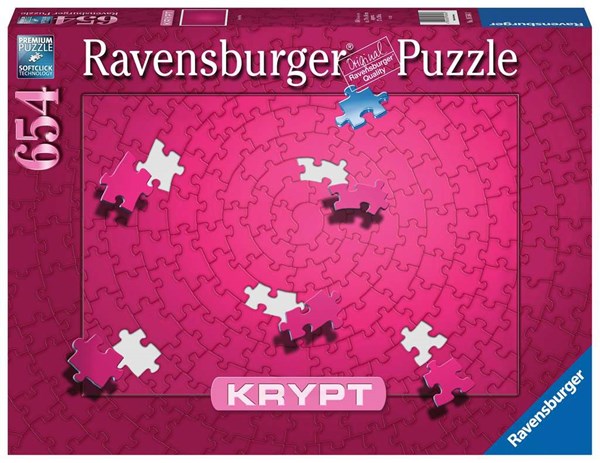 Ravensburger (16564) - "Krypt Pink" - 654 piezas