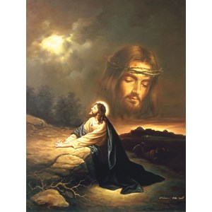 SunsOut (40010) - "Praying at Gethsemane" - 500 piezas