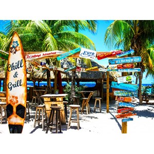 Grafika (02877) - "Willemstad Beach, Curaçao" - 2000 piezas