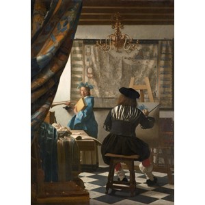 Grafika (00145) - Johannes Vermeer: "The Allegory of Painting, 1666-1668" - 1000 piezas