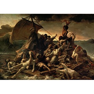 Grafika (00426) - Théodore Géricault: "Le Radeau de La Méduse, 1817-1818" - 1000 piezas