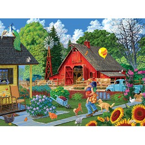 SunsOut (38919) - Joseph Burgess: "Home from the Fair" - 1000 piezas