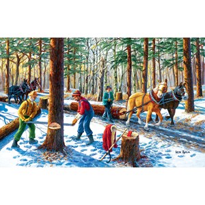SunsOut (39568) - Ken Zylla: "Lumberjacks" - 550 piezas