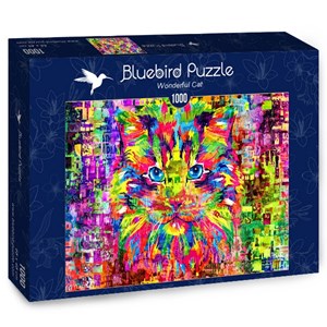 Bluebird Puzzle (70220) - "Wonderful Cat" - 1000 piezas