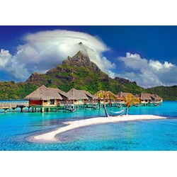 Bluebird Puzzle (70005) - "Bora Bora, Tahiti" - 500 piezas