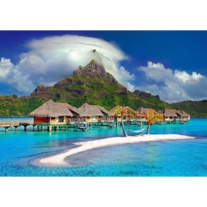 Bluebird Puzzle (70005) - "Bora Bora, Tahiti" - 500 piezas