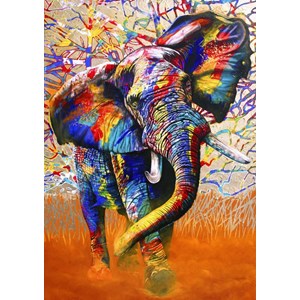 Bluebird Puzzle (70101) - "African Colours" - 1500 piezas