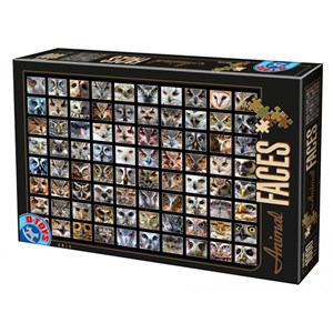 D-Toys (74331) - "Collage, Owls" - 1000 piezas