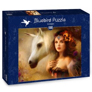 Bluebird Puzzle (70158) - Bente Schlick: "Unicorn" - 1000 piezas