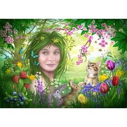 Bluebird Puzzle (70182) - Ciro Marchetti: "Spirit of Spring" - 1000 piezas