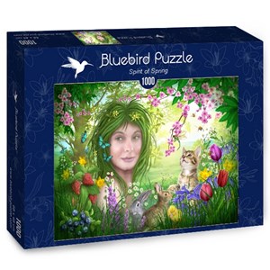 Bluebird Puzzle (70182) - Ciro Marchetti: "Spirit of Spring" - 1000 piezas