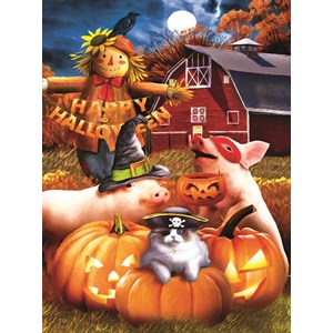 SunsOut (28856) - Tom Wood: "Happy Halloween" - 1000 piezas