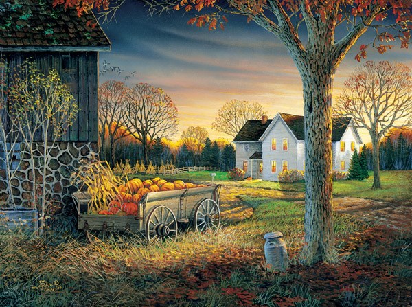 SunsOut (29046) - Sam Timm: "Pumpkin Harvest" - 1000 piezas