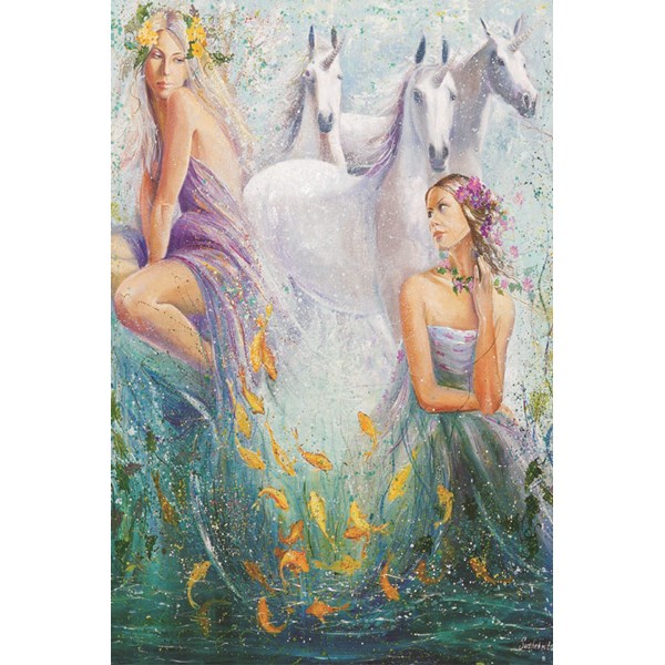 Gold Puzzle (61239) - "Secret of the Unicorn" - 1000 piezas