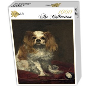 Grafika (01707) - Edouard Manet: "A King Charles Spaniel, 1866" - 1000 piezas
