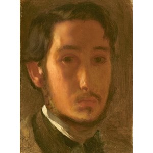 Grafika (01765) - Edgar Degas: "Self-Portrait with White Collar, 1857" - 2000 piezas