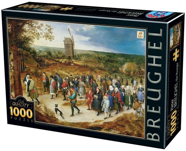 D-Toys (76854) - Pieter Brueghel the Younger: "The Marriage Procession" - 1000 piezas