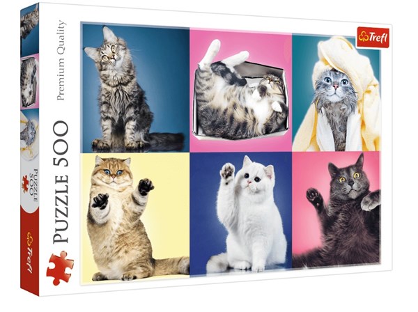 Trefl (37377) - "Kittens" - 500 piezas