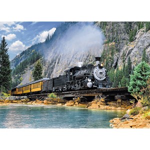 Trefl (37379) - "Mountain Train" - 500 piezas