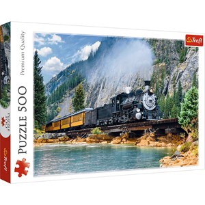 Trefl (37379) - "Mountain Train" - 500 piezas