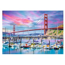 Trefl (27097) - "Golden Gate, San Francisco" - 2000 piezas