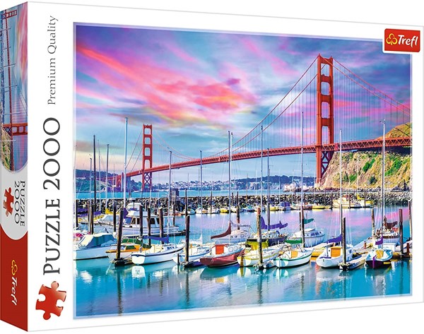 Trefl (27097) - "Golden Gate, San Francisco" - 2000 piezas