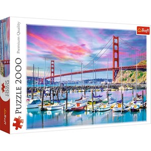 Trefl (27097) - "Golden Gate, San Francisco" - 2000 piezas
