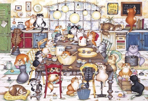 Gibsons (G2712) - Linda Jane Smith: "Cat's Cookie Club" - 250 piezas
