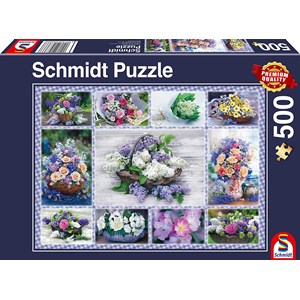 Schmidt Spiele (58366) - "Bouquet of Flowers" - 500 piezas