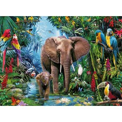 Ravensburger (12901) - "Safari Animals" - 150 piezas