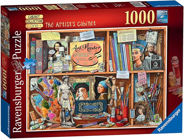 Ravensburger (14997) - Geoffrey Tristram: "The Artist Cabinet" - 1000 piezas