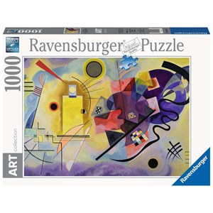 Ravensburger (14848) - Vassily Kandinsky: "Yellow, Red, Blue" - 1000 piezas