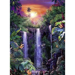 Ravensburger (14840) - "Magical Waterfall" - 500 piezas