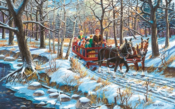 SunsOut (39551) - Ken Zylla: "School Fieldtrip" - 300 piezas