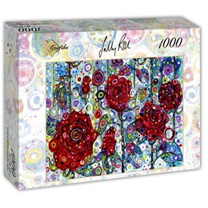 Grafika (t-00893) - Sally Rich: "Roses" - 1000 piezas