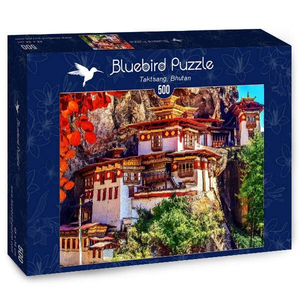 Bluebird Puzzle (70013) - "Taktsang, Bhutan" - 500 piezas