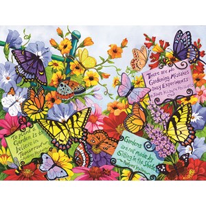 SunsOut (62908) - Nancy Wernersbach: "Butterfly Oasis" - 500 piezas