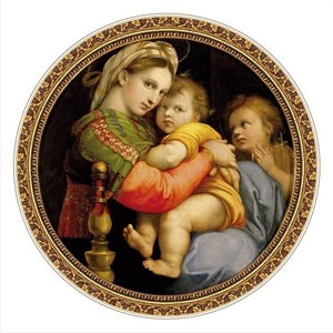 D-Toys (69771) - Raphael: "Madonna della Seggiola" - 525 piezas