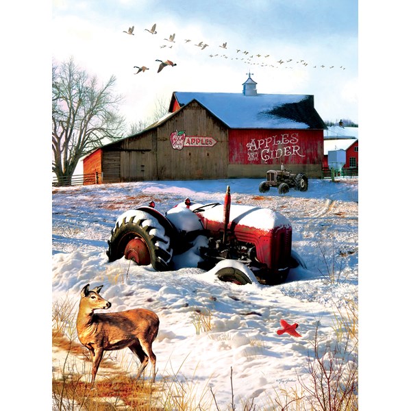 SunsOut (37169) - Greg Giordano: "Tractor on the Farm" - 1000 piezas