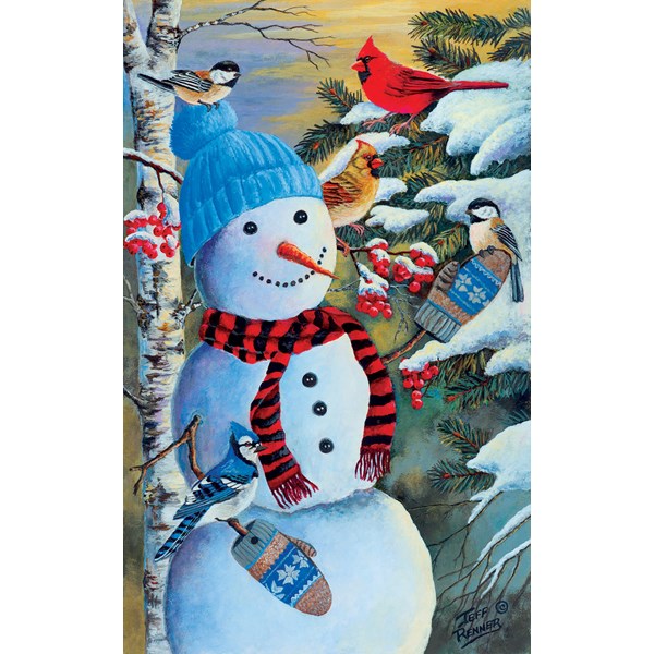 SunsOut (37657) - Jeff Renner: "Snowman's Party" - 550 piezas