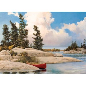 Cobble Hill (85074) - Douglas Laird: "A Day at the Lake" - 500 piezas