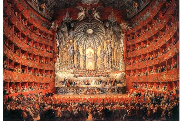 Impronte Edizioni (252) - Giovanni Paolo Panini: "Musical feast given by the cardinal de La Rochefoucauld" - 1000 piezas