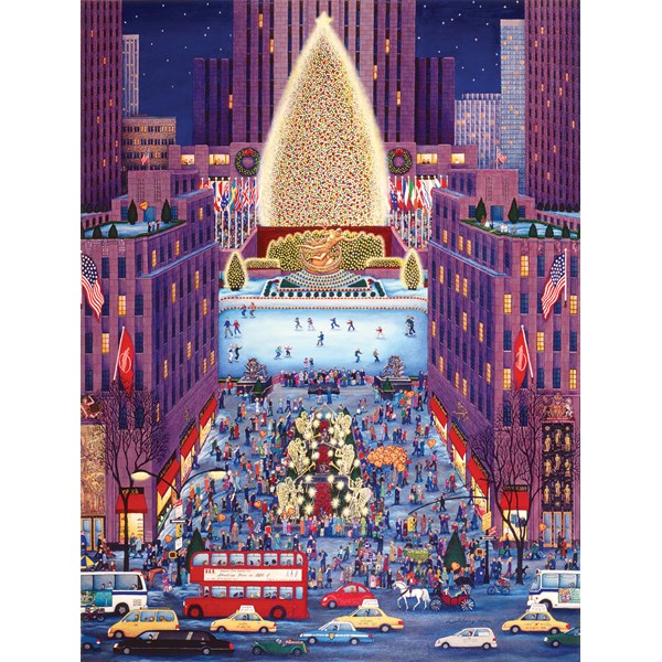 SunsOut (60977) - Kathy Jakobsen: "Rockerfeller Center" - 500 piezas