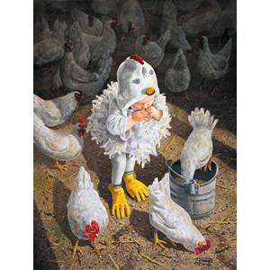 SunsOut (36062) - "New Rooster in Town" - 500 piezas