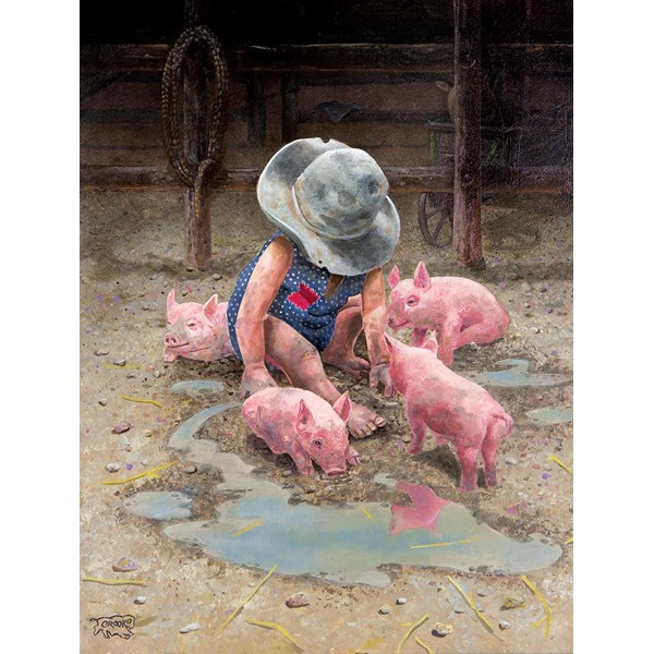 SunsOut (36067) - Don Crook: "Mud Babies" - 500 piezas