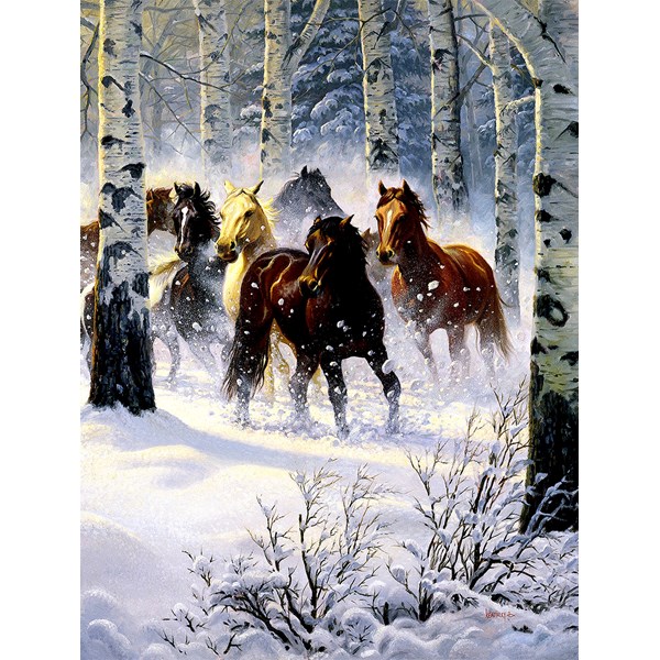 SunsOut (53062) - "Snow Storm" - 500 piezas