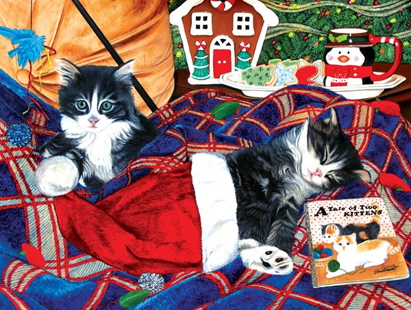 SunsOut (67251) - Julie Bauknecht: "A Tale of Two Kittens" - 500 piezas