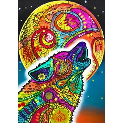 Bluebird Puzzle (70203) - Dean Russo: "Howling Wolf" - 1000 piezas