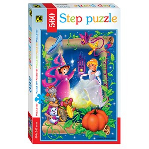 Step Puzzle (78099) - "Cinderella" - 560 piezas