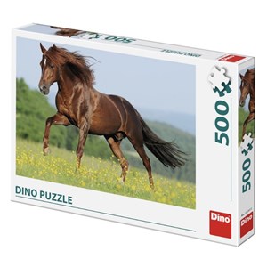 Dino (50241) - "Horse in a Meadow" - 500 piezas